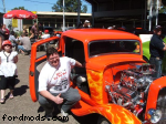 BFHOON with his dads Hot rod