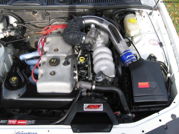 Engine Bay with Intake mods