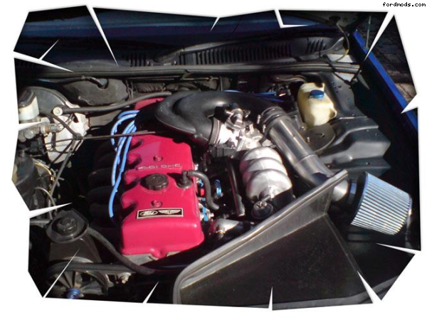Engine bay as at August 2009.