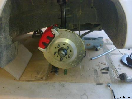 Front brakes upgraded...