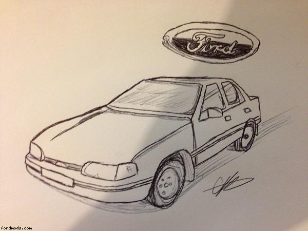 its hard to draw cars!