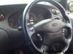 Black and blue momo steering wheel
