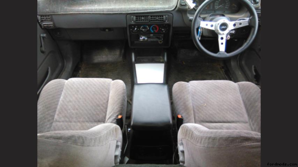 XH interior, custom console, EL Ghia buckets