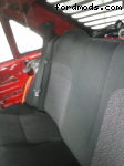 AU XR rear Black seat 