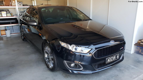 The new car, a 2015 FGX XR6 Turbo