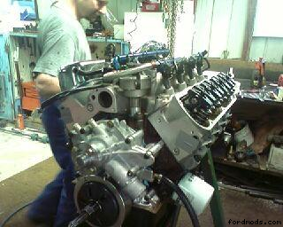nearly done (my engine guy in the background)