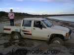 My $500 hilux, and even got out without help
