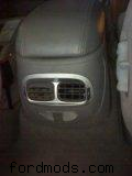 Rear air vent surround