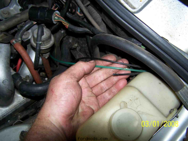 Left over air hose after engine swap.