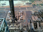 Looking at the gas plant in BHP HBI Boodarie near Port Headland