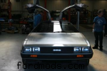 dmc delorean i fixed dent in rh guard