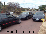 cars u cant see are are a au xr turbo and another au