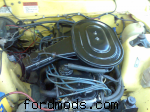 panel van engine bay