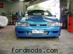 Sony scorcher style front bar & BA XR8 bonnet bulge