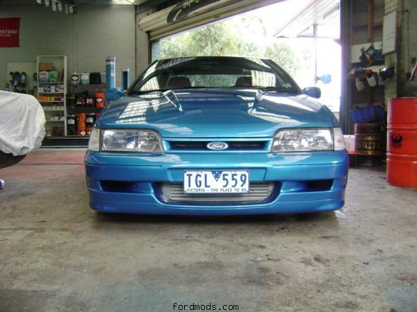 Sony scorcher style front bar & BA XR8 bonnet bulge