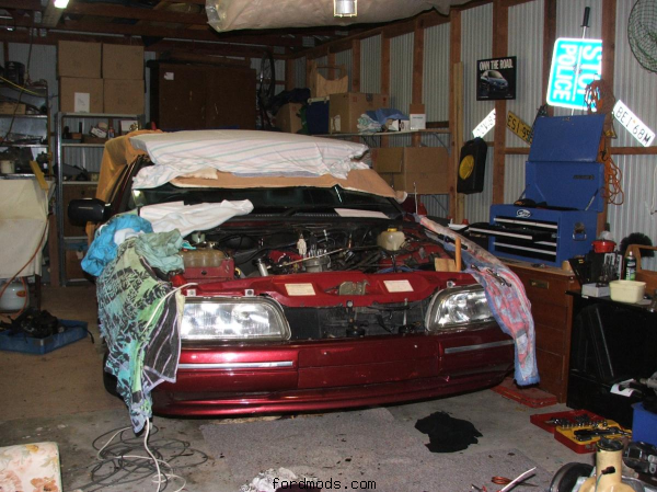 My Bros EB2 GHIA, Mid timing cover replacement.