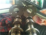 standard cam on left 030 on right with limiter kit above