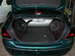 My new fiberglass sub boxes half way through completetion.
