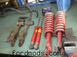 some suspension parts