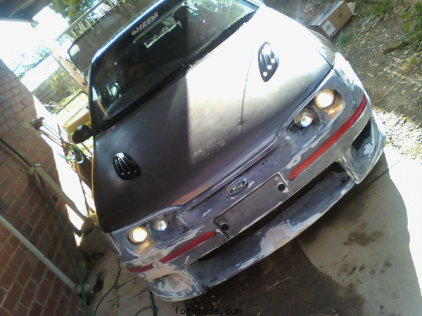 just lowerd  it with venom bar ab hood getting ready for respray
