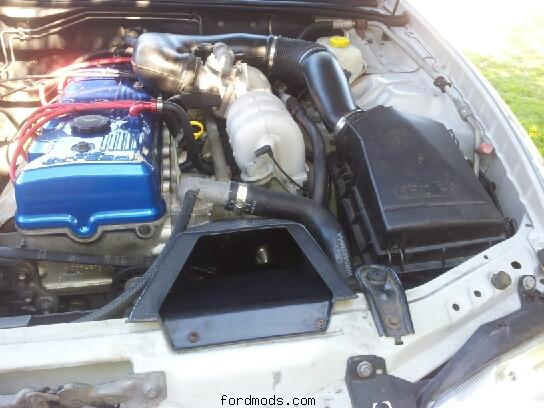 Engine with SS inductions snorkel