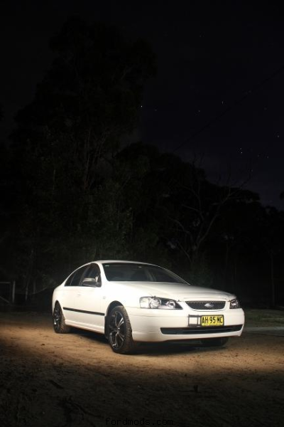 Under the stars.