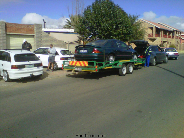 In Bloemfontein at a friends place.