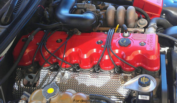 Exhaust heat shield paint