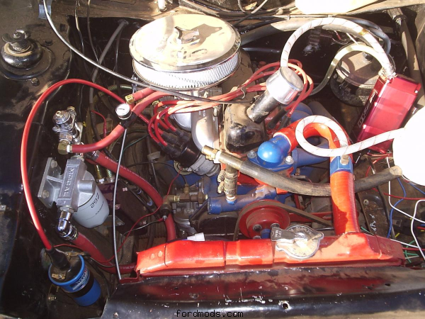 My MK1 escort engine bay.