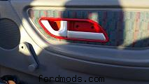 door handle close up