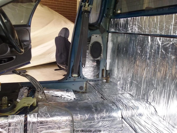 sound deadening/heat proofing ute cab