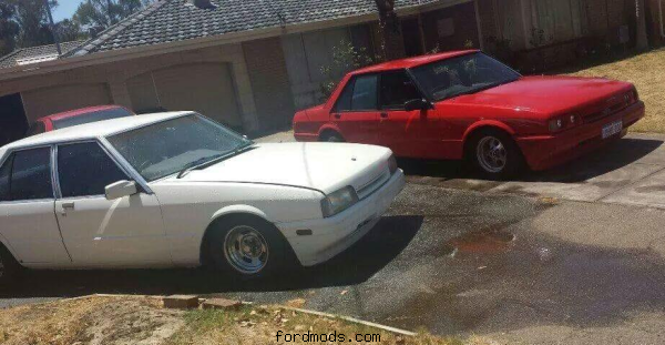 my 2 old girls xf ghia xf falcon