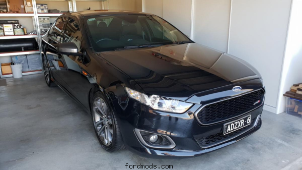 The new car, a 2015 FGX XR6 Turbo