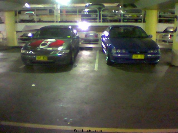 parked at Westfiled Miranda