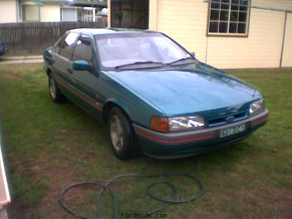 Front view of Robs old car