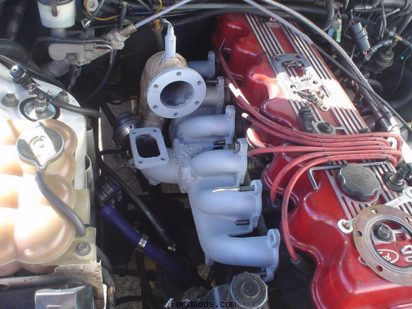 modified turbo manifold