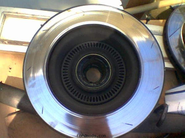 inner side of the disc