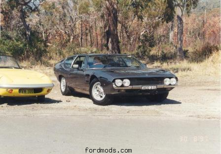 Lamborghini Espada. now sitting in the backyard : (