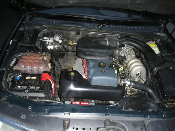 engine bay before paint