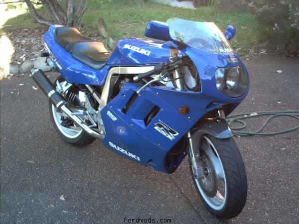My Gixxer, as I bought her in 2002