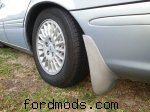 20MM OFF THE GROUND WITH MUDFLAPS FITTED