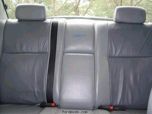 EB GT Rear seat